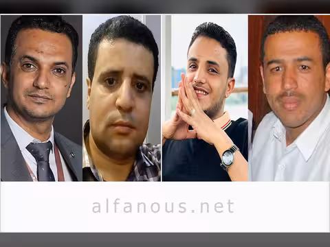 أدباء يتحدثون للفانوس عن دور المثقف في اليمن (صورة مدمجة)