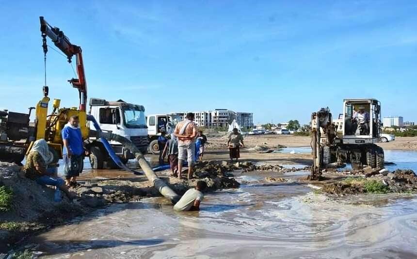 تلوث المياه في عدن